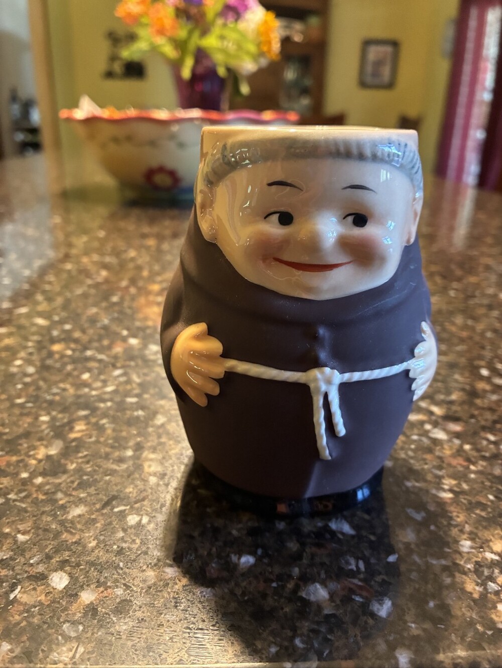 Vintage Goebel Friar Tuck Monk Creamer Pitcher – Western Germany 1950s
